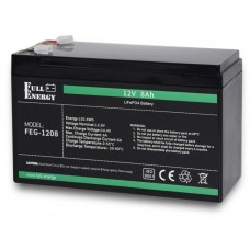Акумулятор LiFePO4 12В 8 Аг Full Energy FEG-128 Акумулятор LiFePO4 12В 8 Аг Full Energy FEG-128