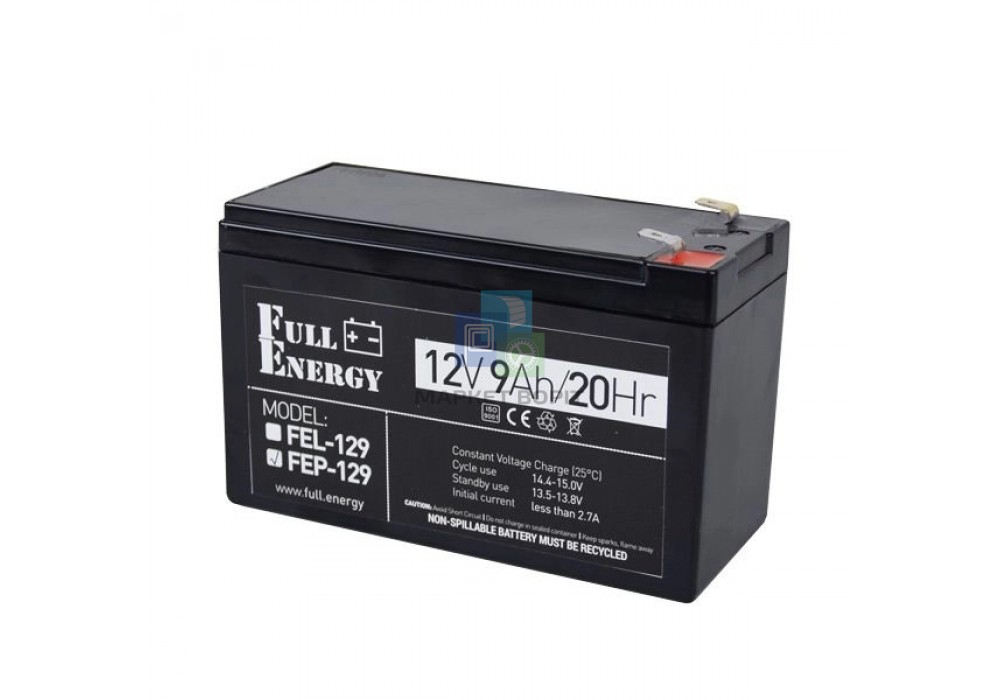 Аккумулятор 12В 9 Аг Full Energy FEP-129